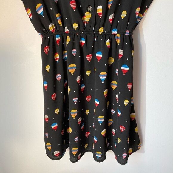 Colorful Hot Air Balloon Print Mini Dress - Picture 6 of 10